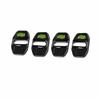 For BMW X1 F48 2016-2022 Black Titanium Door Lock Buckle Protection Trim 4PCS