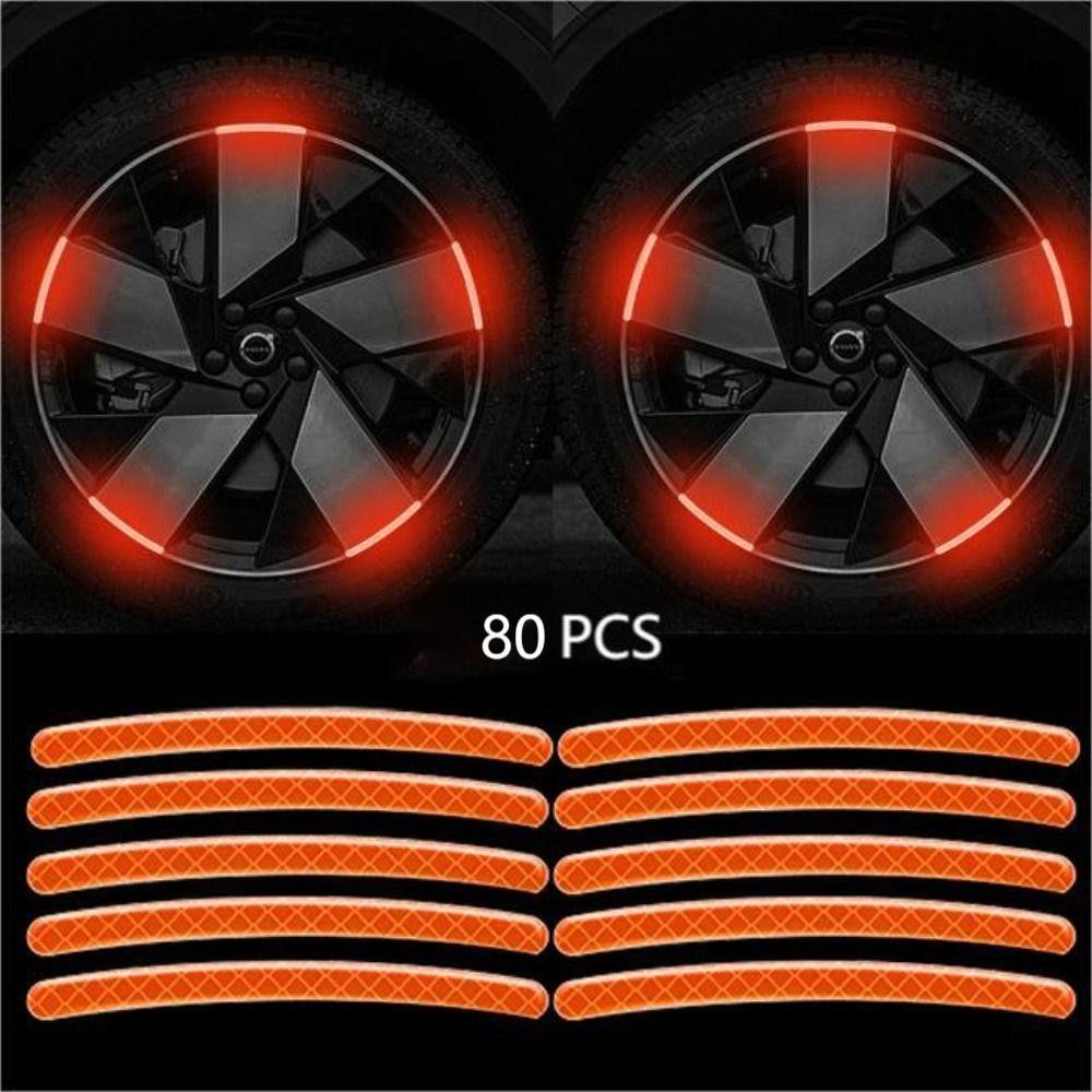 accessories Originality Motorcycle Tyre Warning Stickers Decorative Strips Hub Reflective Sticker