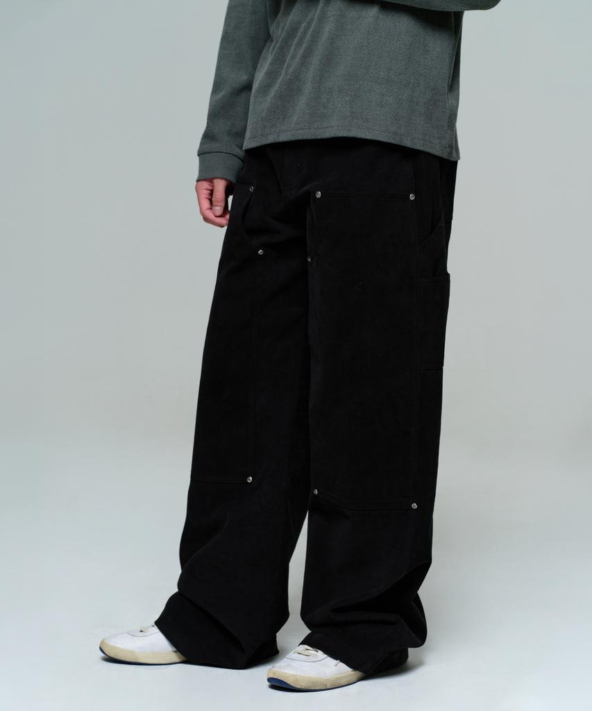 ERA Men Wide Carpenter Pants - Vintage Black