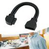 19-контактный 20-контактный USB3.0 угловой переходной кабель Высокоскоростная передача данных Гибкое ПВХ экранирование Для компьютерных материнских плат