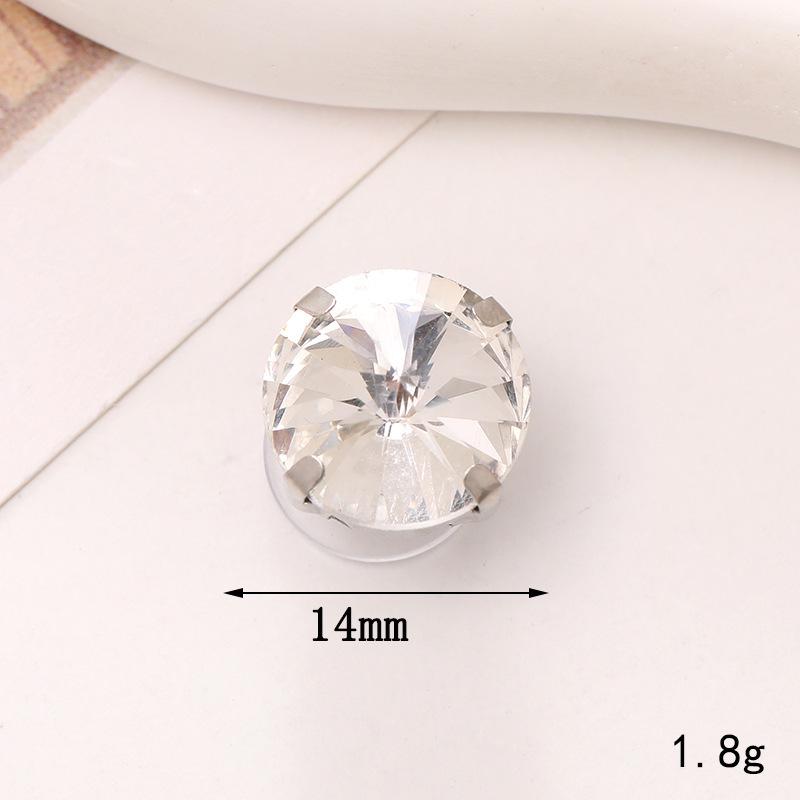 Zinc Alloy Pearl Flower Clog Accessories - DIY Shoe Buckle Decoration