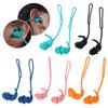 1 Pair Silicone Corded Ear Plug Waterproof Waterproof Earplug Outdoor Water Sports