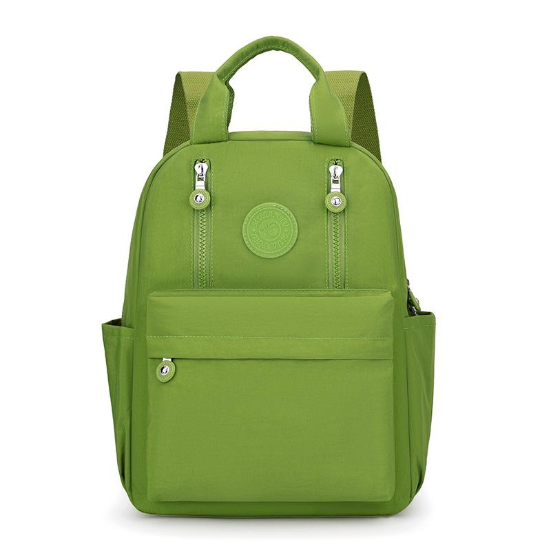 Однотонный женский рюкзак большой вместимости из нейлона