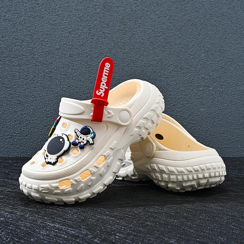 Летние детские мультяшные ЭВА клоги для мальчиков и девочек, дышащие, нескользящие, пляжная обувь различных цветов и размеров для активного отдыха
