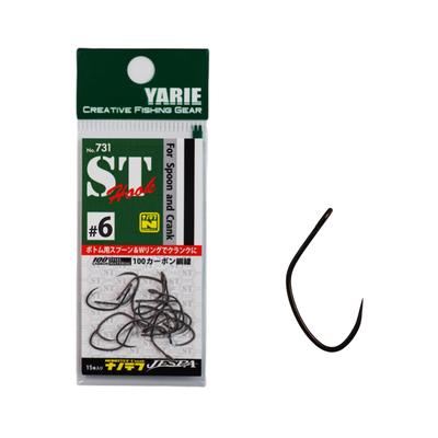 Крючок YARIE ST №731 Одиночный безбородый для Area Trout