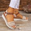 Platform Wedge Sandals Summer New Comfortable Buckle Fish Mouth Shoes