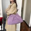 Wrinkled Nylon Cloth Handbag Korean Style Underarm Tote Bag Fashion Drawstring Shoulder Bag  Girls