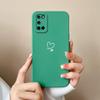 For Oppo A52 A72 A92 Case Butterfly Heart Simple Back Cover Soft Liquid Silicone Funda Camera Protection Anti Drop Phone Housing