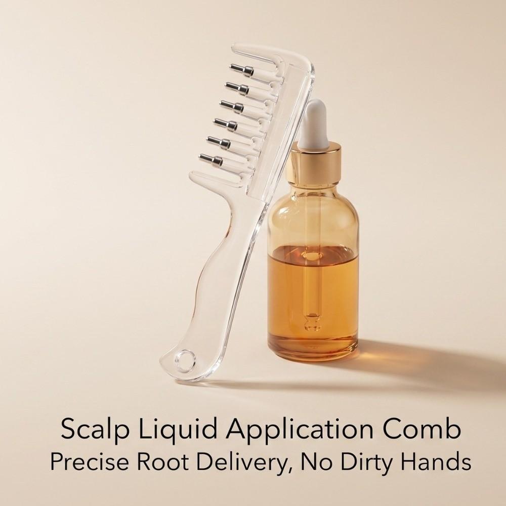 Hair Care Hair Firming Applicator Anti-Frizz Massage Guide Liquid Comb Women