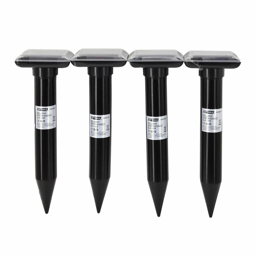 AW Tools Sonic Mole Repeller Set (Pack of 4)