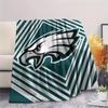 Фланелевое одеяло с принтом Philadelphia Eagles, Высококачественное, Удобное для всех сезонов, Декор для дома, Тепло и уют, Идеально для рождественских подарков