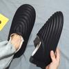 Модные мужские тапочки для дома, покрытие пятки, нескользящие, для пар, женская домашняя обувь на платформе, теплая обувь для мужчин, водонепроницаемые тапочки, добавьте бархат