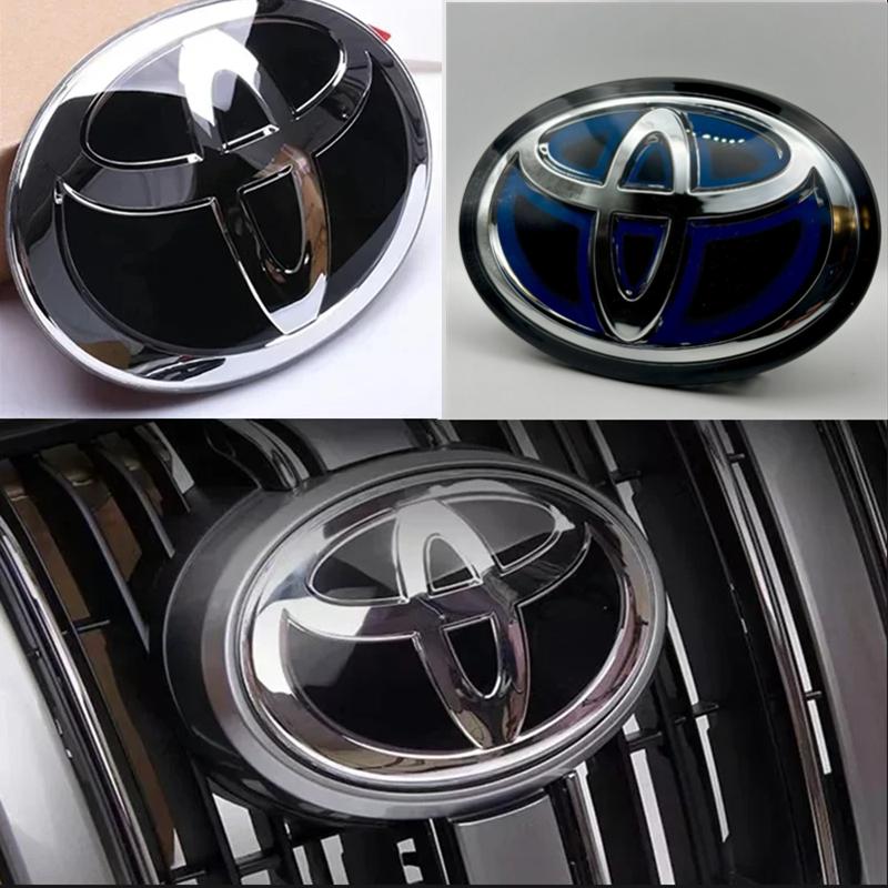 3D Логотип Автомобиля Решетка Радиатора Капот Гибридный Значок для Toyota Corolla Camry RAV4 Hilux CHR Highlander Yaris Vios Alphard Prius Reiz Wish