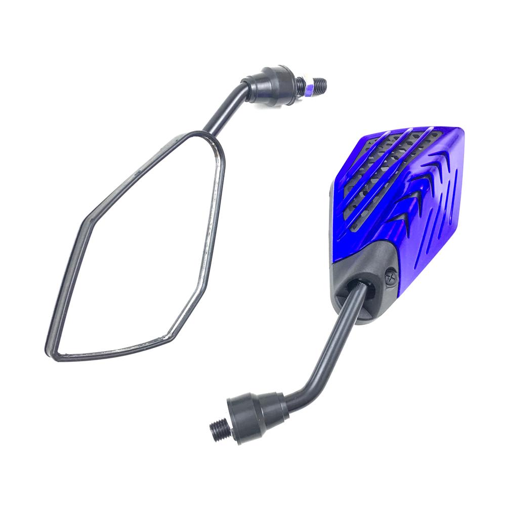 1 пара универсальных зеркал заднего вида для мотоцикла 10 мм, зеркало заднего вида на руль мотоцикла для скутера Honda Suzuki Yamaha