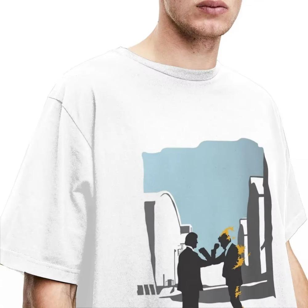 Wish You Were Here Мужская Женская Футболка Классическая Рок Песня Одежда Винтажные Футболки Футболки Одежда с Принтом