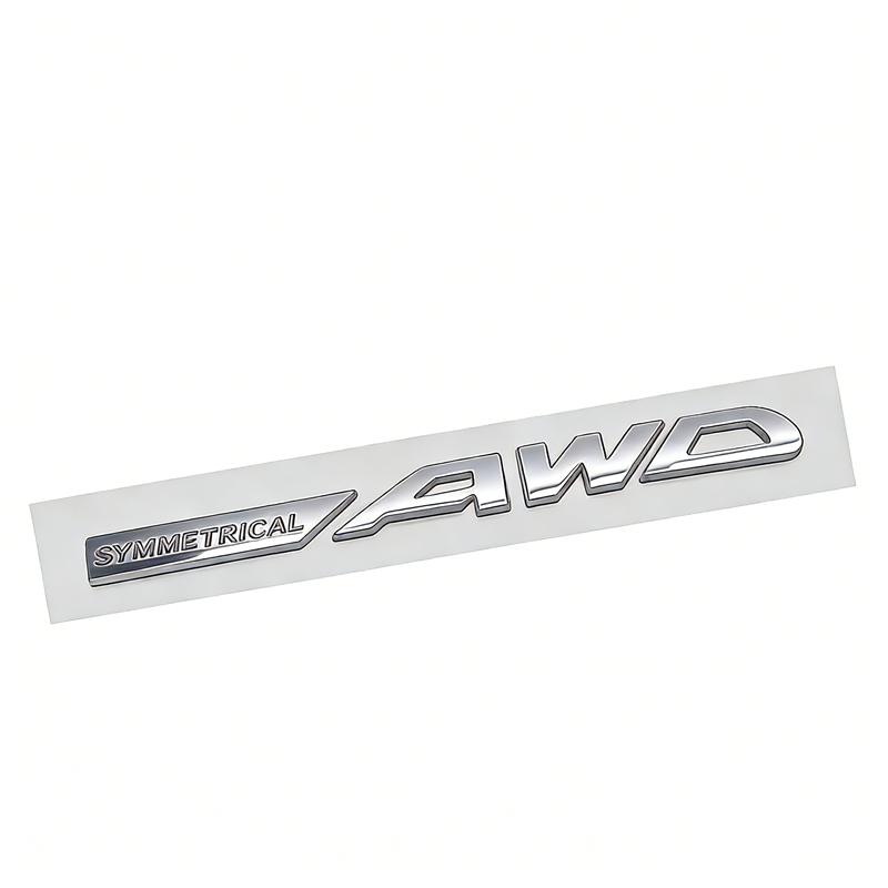 Subaru Forester Modified SYMMETRICAL AWD Lettering Trunk Decal mm1