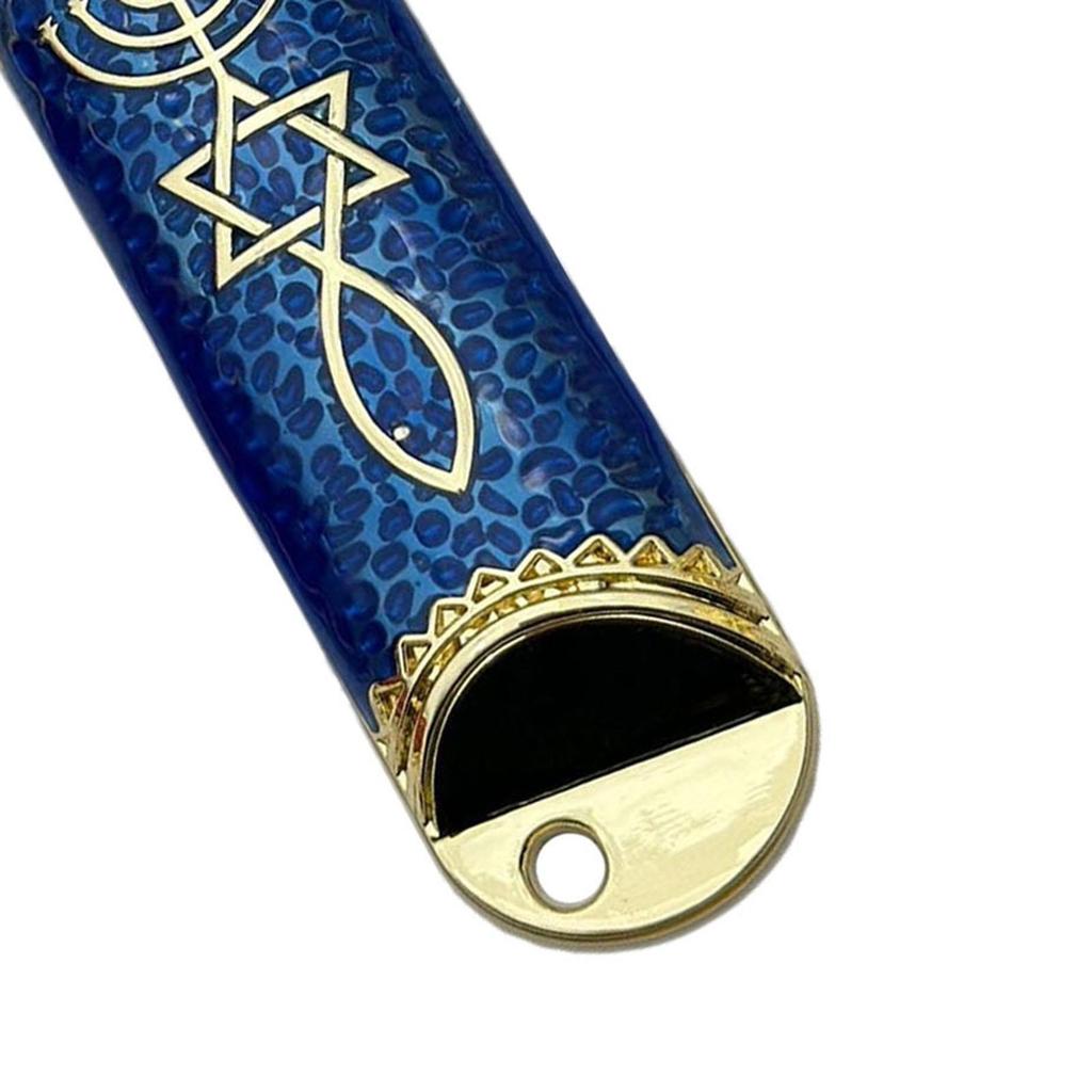 10,6 см Футляр для мезузы на дверь Символ процветания Ручной работы Украшение для входной двери для приветствия и защиты Многоцелевой