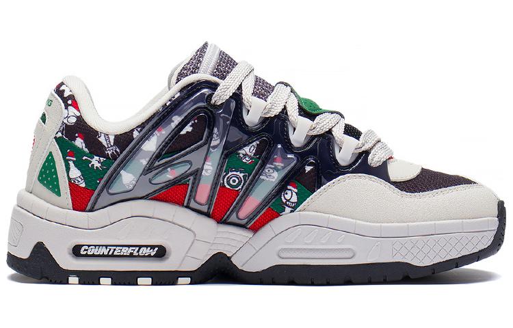 Li Ning CF Tracing Collection, Reputation 2.0 Low top Sports Casual Shoes Unisex Black Gray Green AGCS309-4