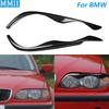 Накладка на фару из натурального сухого карбона для BMW 3 серии E46 323i 328i 330i 325i 1999-2004. Автомобильные аксессуары.