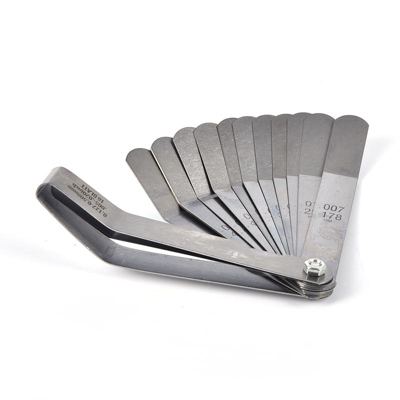 16 лезвий щуп метрический заполнитель зазоров 0.127-0.508 мм клапан калибр измерение