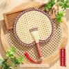 Traditional Summer Household Hand-Woven Large Palm Fan for Children, Babies, and Infants, Durable Banana Leaf Small Fan