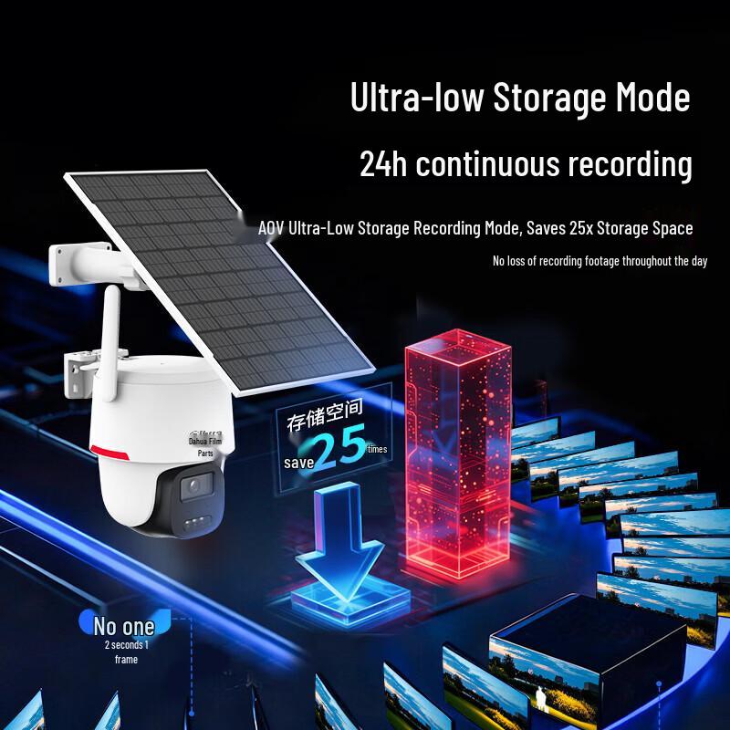 Dahua 5MP Solar 4G PTZ Security Camera CN plug (adapter included)