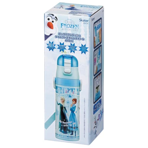 Skater Children's Stainless Steel Water Bottle Direct Drinking 470ml Disney Frozen 24 Child-friendly Lightweight Type Cold Storage Waterbottle Sports