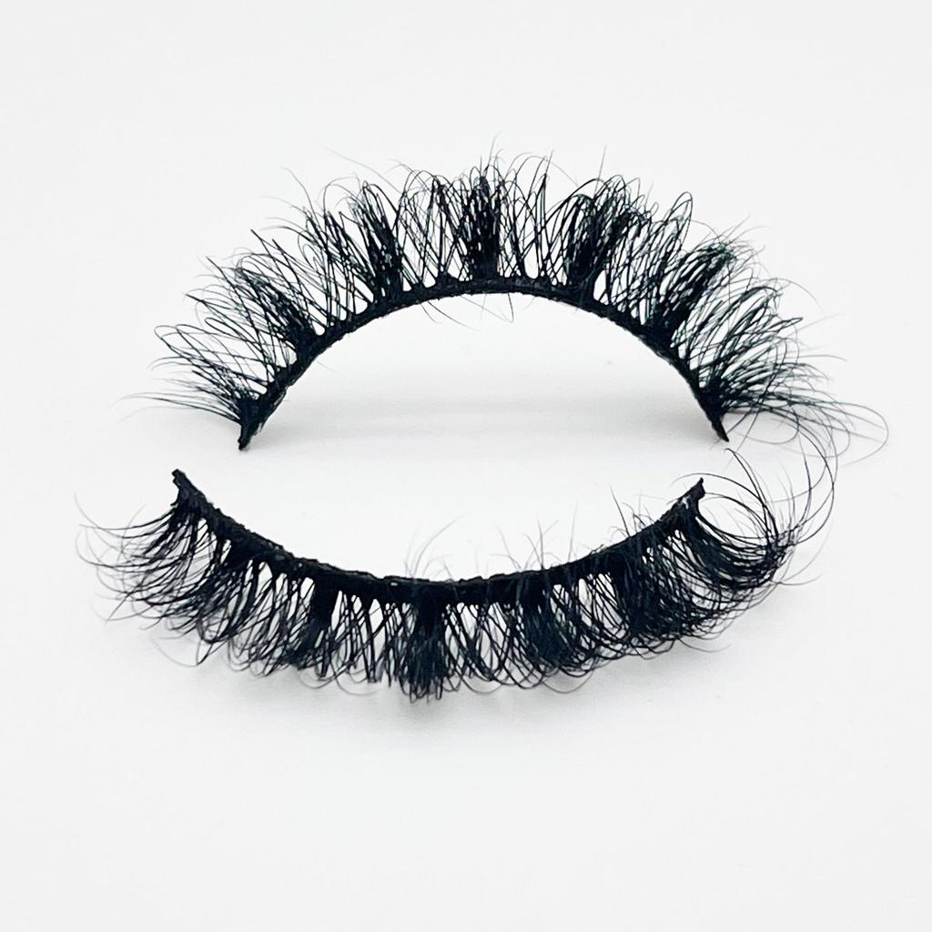 Новый продукт 15 мм норковые вьющиеся жареные ресницы европейские и американские Ближний Восток короткие ресницы натуральные мягкие русские завитки накладные ресницы