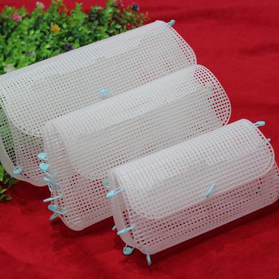 Вязаная крючком сумка холст лист разрезаемая мелкая сетка белый DIY ручная вышивка крестом