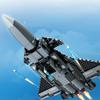 585pcs Military Series Chinese Air Force J-20 Stealth Fighter Building Blocks Toy Gift for Children No Box