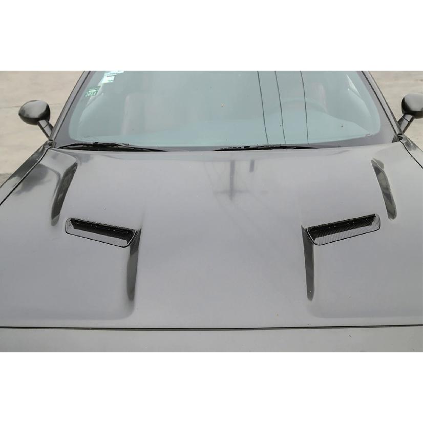 Декоративный передний капот автомобиля из углеродного волокна с вентиляционными отверстиями для Dodge Challenger SE SRT R/T GT SXT 2015-2022, аксессуар для внешнего литья