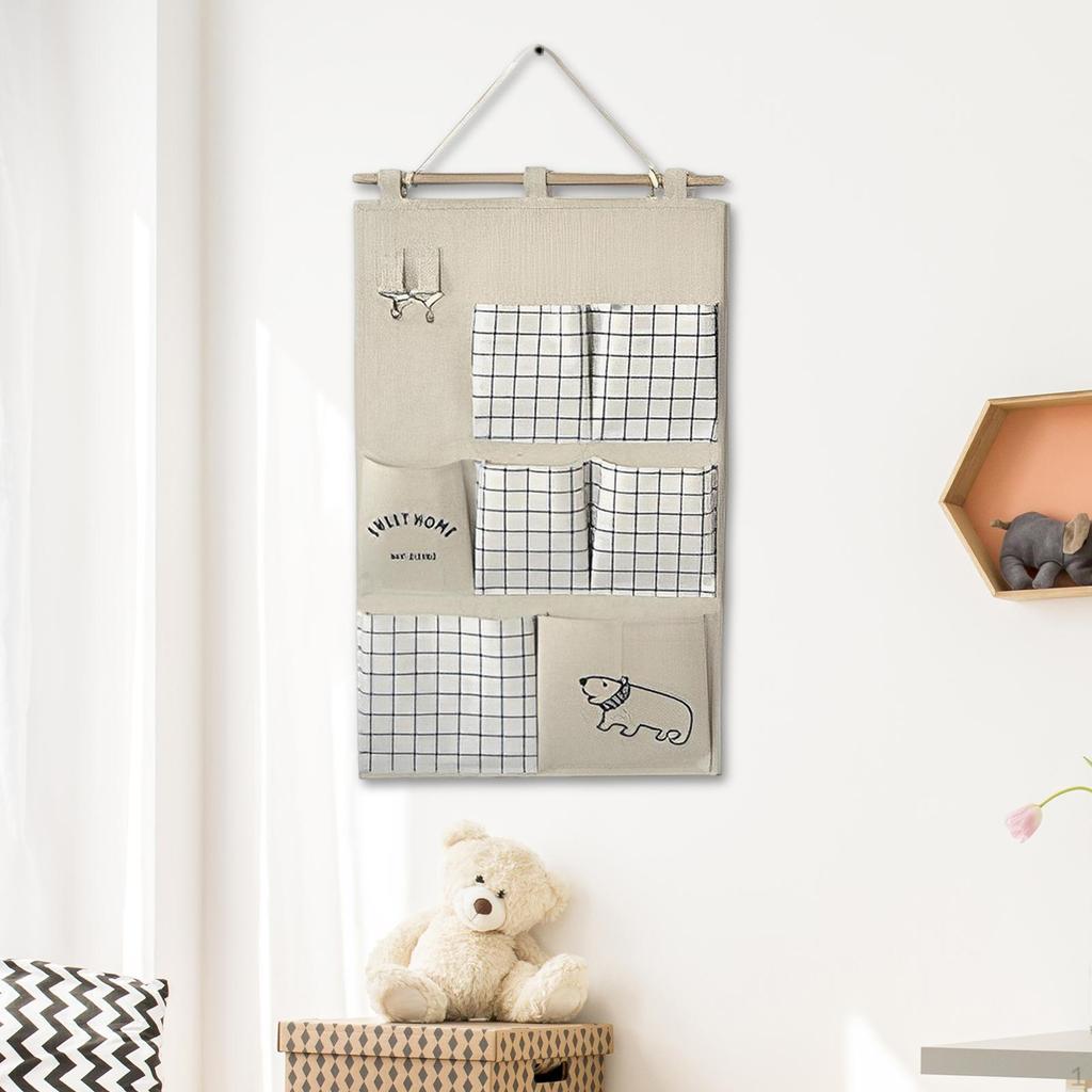 Сумка для хранения, висящая на двери, органайзер для шкафа, игрушки с несколькими карманами