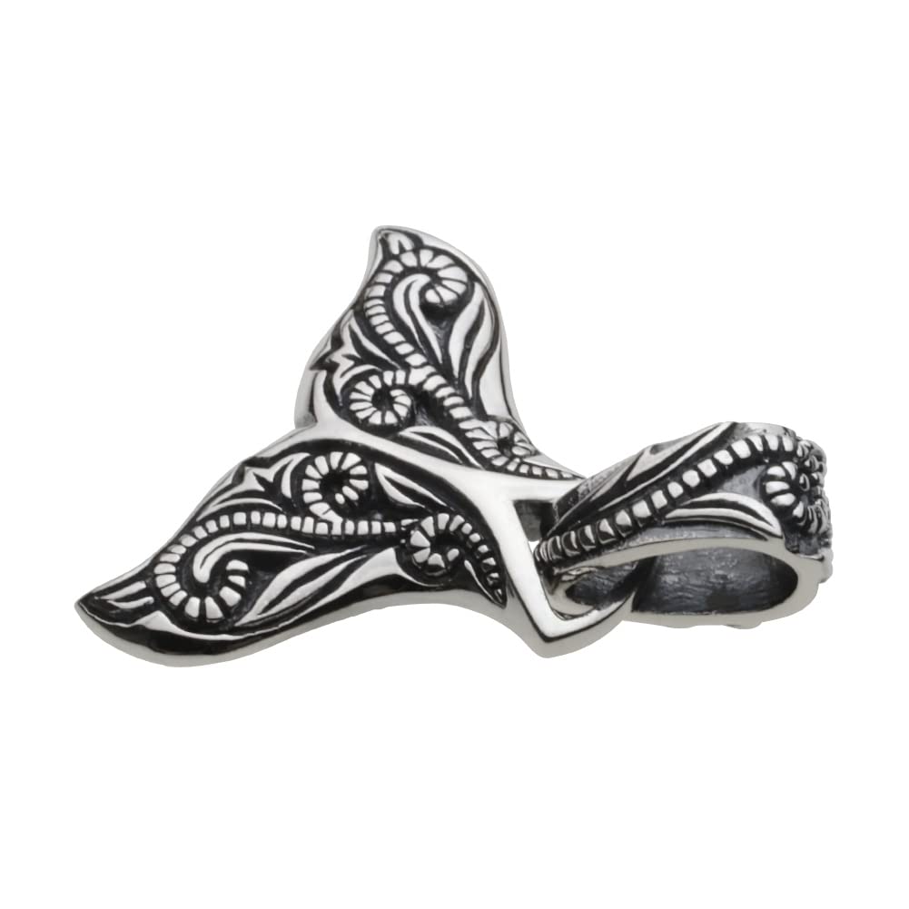 Подвеска в виде плавника-хвоста дельфина fp0440 [Figmart] [Серебряный аксессуар]