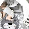 Детский игровой коврик из мягкого материала, коврик для ползания для малышей, круглый дизайн, коврик для занятий для младенцев с рисунком животных, коврик для ползания для младенцев