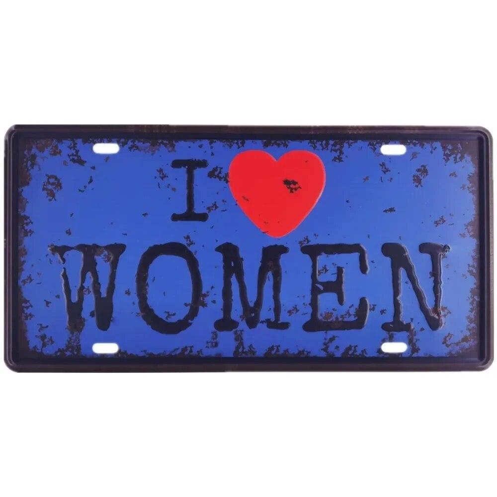 Metal Tin Sign Car License Plate Beer Beach USA Art Poster Shabby Plaque Iron Poster Pub Wall Sticker Decor