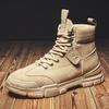 Ботинки мужские роскошные брендовые дизайнерские ботинки мужские 2024 модные высокие ботинки тренировочные кожаные ботинки для пустыни камуфляж
