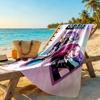 Demon Hunter Girls2 Beach Towel Quick-Dry Soft Microfiber Comfortable Lightweight Portable for Swimming,Beach,Camping, Travel