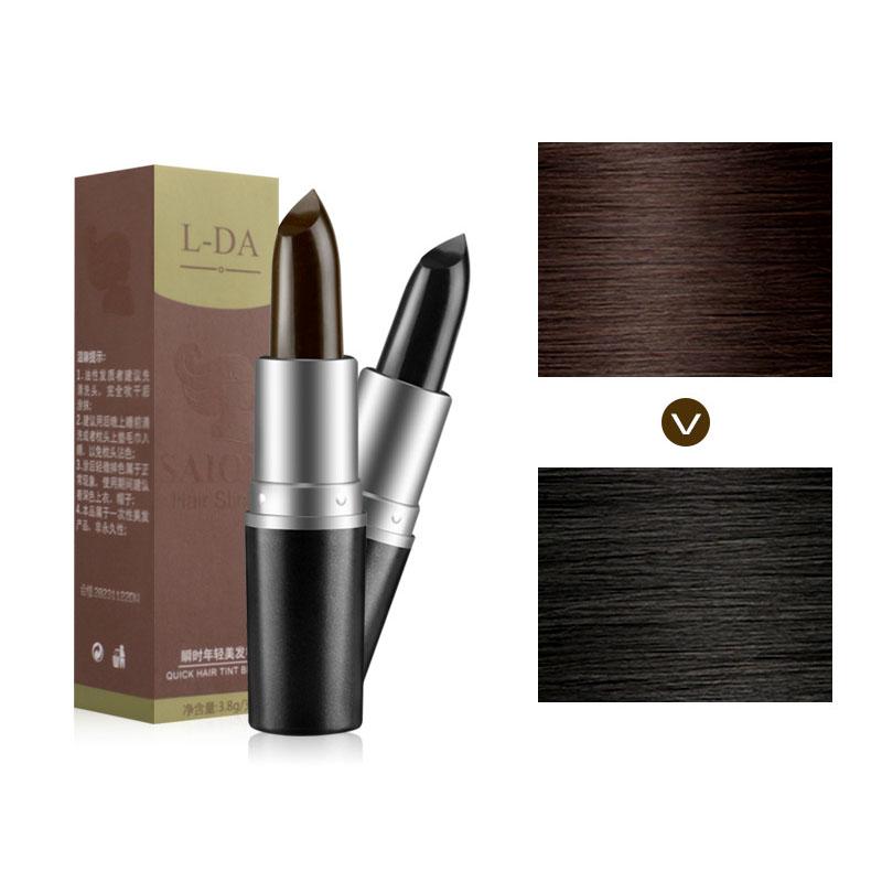 Портативная ручка-краска для волос, быстрое временное покрытие, белый одноразовый крем для волос «сделай сам», одноразовый лак для волос