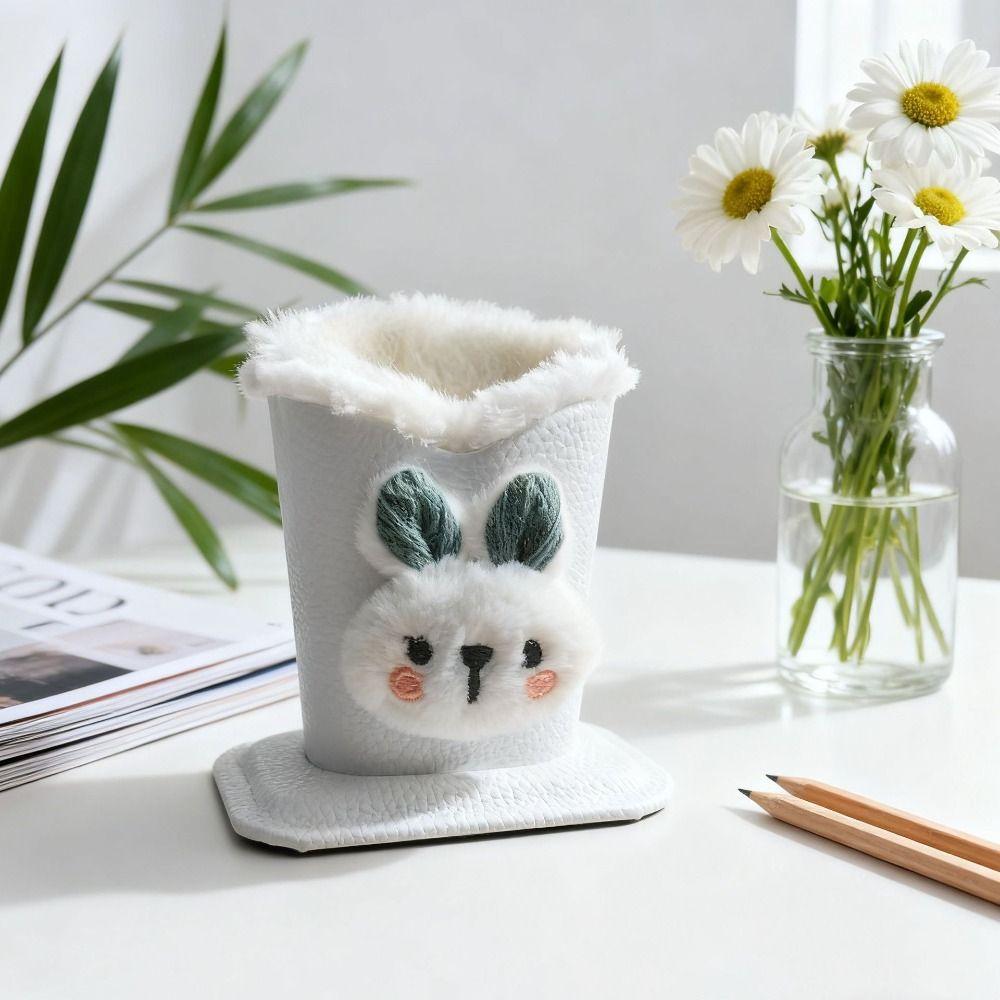 Plush Lined Eyeglass Holders Cartoon Glasses Box Cute Glasses Case  Desk Organizer