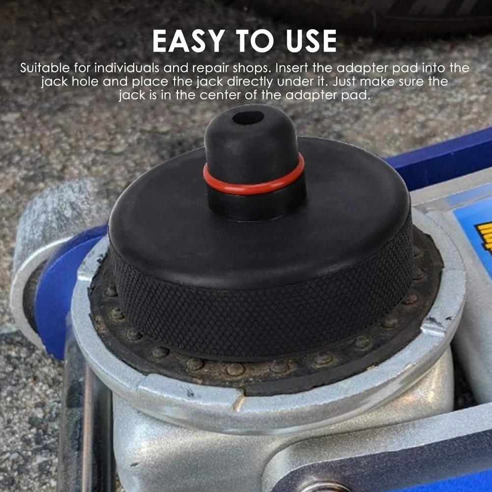 1/4 шт. Резиновая накладка для домкрата для Tesla Model Y/3 – Шайбы для подставок под шасси с сумкой для хранения (Автомобильные аксессуары)