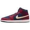 Мужские Air Jordan 1 Mid SE Team Red Obsidian Pale Vanilla IO7449-600