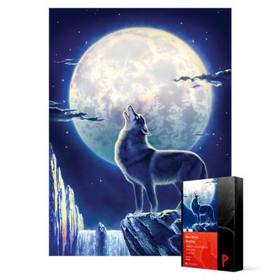 Пазл из 500 деталей - Blue Moon Howling, популярная корейская головоломка
