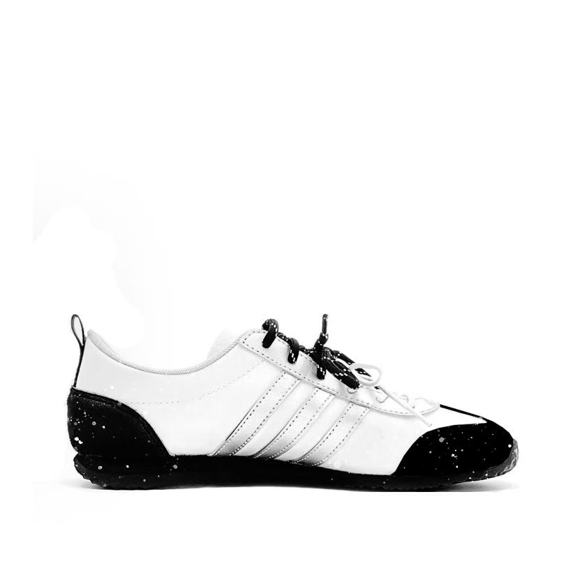 Adidas VS JOG 2.0 Lace Lurex Fabric Low top German Army Trainers Unisex JR4653(Team1301-)