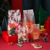 50PC Durable Material Home Snowflake Pattern Holiday Treat Bags for Cookies Parties Christmas Bags Gift 2 Sizes
