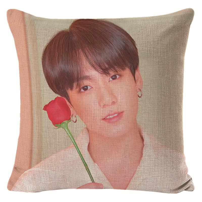 BTS Подарок для фанатов Диван Декоративная наволочка Подушка