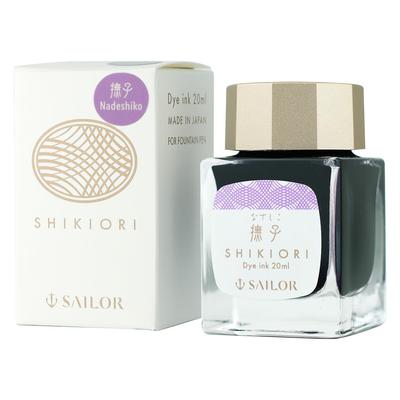 Sailor fountain pen Чернила в бутылочке для перьевой ручки SHIKIORI Nadeshiko Dye, 20 мл - Shikiori-Sansui 13-1008-231