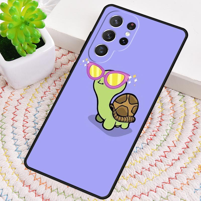 Мультяшный чехол-черепаха для Samsung Galaxy note 10 pro S26 Ultra S23 S24 FE S25 S21 S22 PLUS ударопрочный