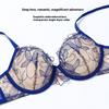 French Sexy Lace Underwear Set Small Chest Not Empty Cup Underwear Gathered Anti-sagging Bra Ultra-thin Skin-friendly Panties