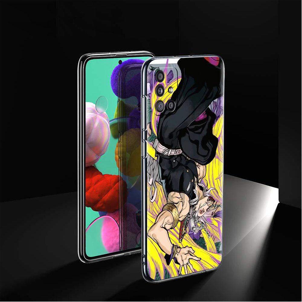 Чехол Demon Slayer Zenitsu Kaigaku для Samsung Galaxy A52 A32 A12 A71 A21s A22 A51 A50 A23 A31 A50 A41 A72, мягкий чехол для телефона