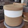 Woven Covered Storage Basket, Miscellaneous Basket, Storage Basket, Foldable Japanese Bathroom Storage Basket